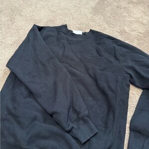 Men's Tiktok Black Crewneck Sweater
